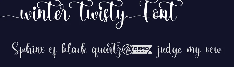 Winter Twisty Font by nihstudio — Script Handwritten Font — thumbnail 2