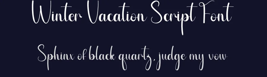 Winter Vacation Script Font by andikastudio — Script Handwritten Font — thumbnail 2