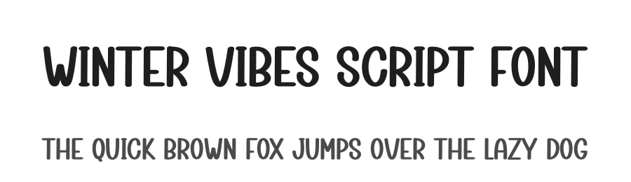 Winter Vibes Script Font by creativeletter — Display Font