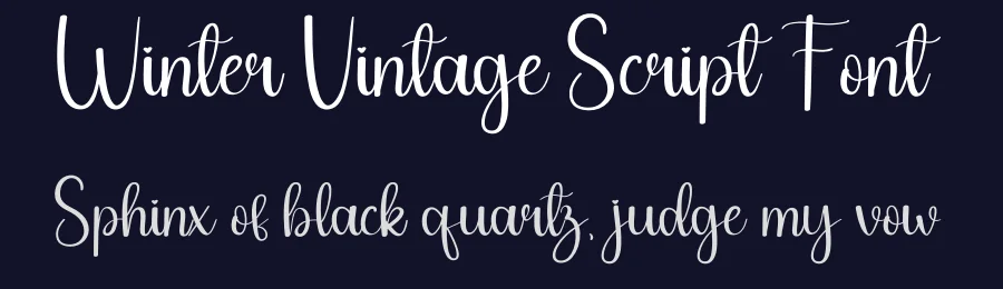 Winter Vintage Script Font by andikastudio — Script Handwritten Font — thumbnail 2