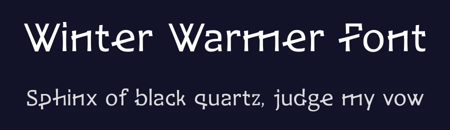Winter Warmer Font by albert_kalingga — Sans Serif Font — thumbnail 2