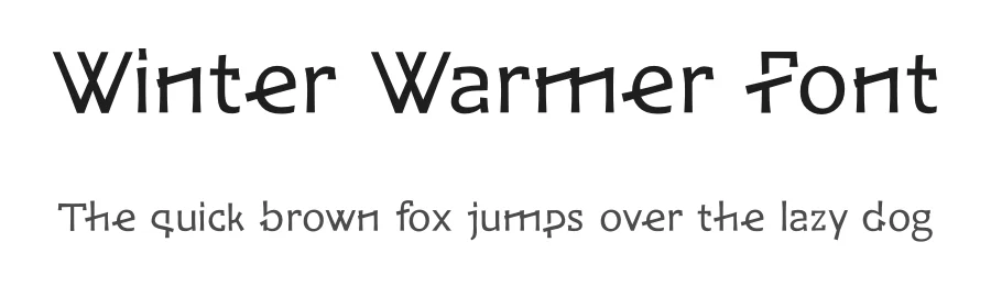Winter Warmer Font by albert_kalingga — Sans Serif Font