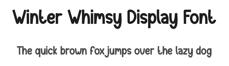 Winter Whimsy Display Font by andikastudio — Display Font