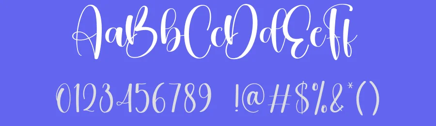 Winterally Calligraphy Font by creativeletter — Script Handwritten Font — thumbnail 3