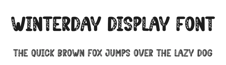Winterday Display Font by andikastudio — Display Font