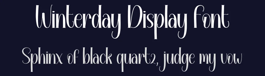 Winterday Display Font by andikastudio — Script Handwritten Font — thumbnail 2