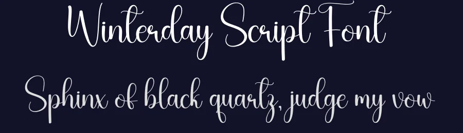 Winterday Script Font by andikastudio — Script Handwritten Font — thumbnail 2