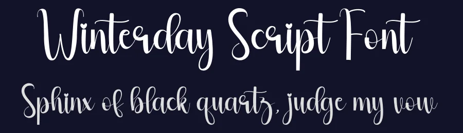 Winterday Script Font by andikastudio — Script Handwritten Font — thumbnail 2
