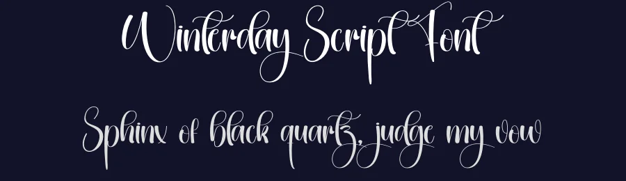 Winterday Script Font by creativeletter — Script Handwritten Font — thumbnail 2