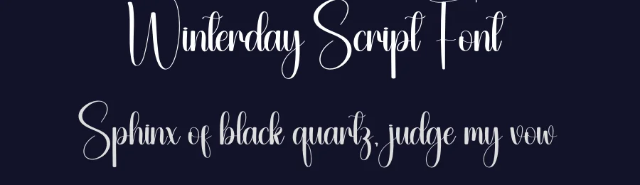 Winterday Script Font by creativeletter — Script Handwritten Font — thumbnail 2