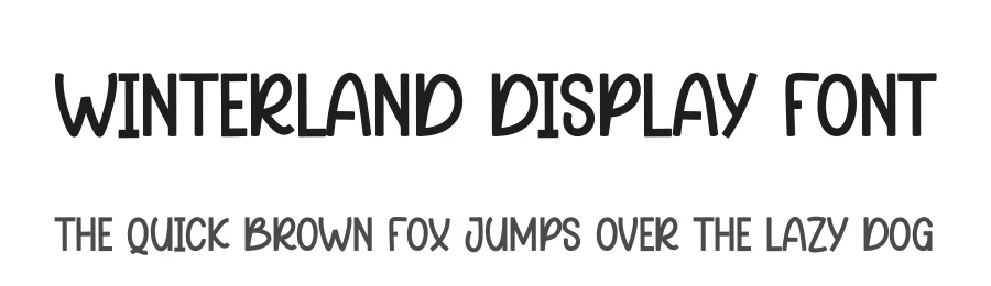 Winterland Display Font by andikastudio — Display Font