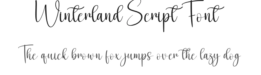 Winterland Script Font by andikastudio — Script Handwritten Font