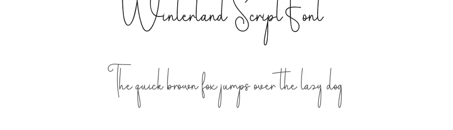 Winterland Script Font by andikastudio — Script Handwritten Font