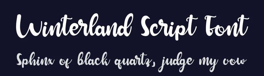 Winterland Script Font by Nuryanto Dwi — Script Handwritten Font — thumbnail 2