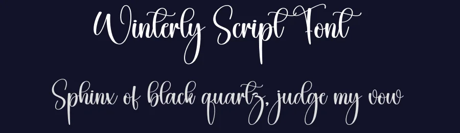 Winterly Script Font by creativeletter — Script Handwritten Font — thumbnail 2