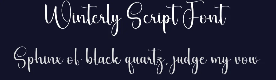 Winterly Script Font by andikastudio — Script Handwritten Font — thumbnail 2
