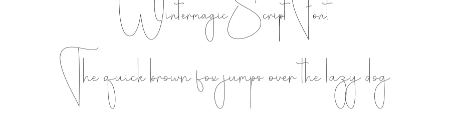 Wintermagic Script Font by andikastudio — Script Handwritten Font