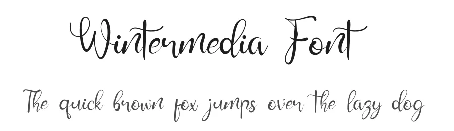 Wintermedia Font by kateengciu — Script Handwritten Font