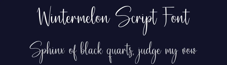 Wintermelon Script Font by Abodaniel — Script Handwritten Font — thumbnail 2