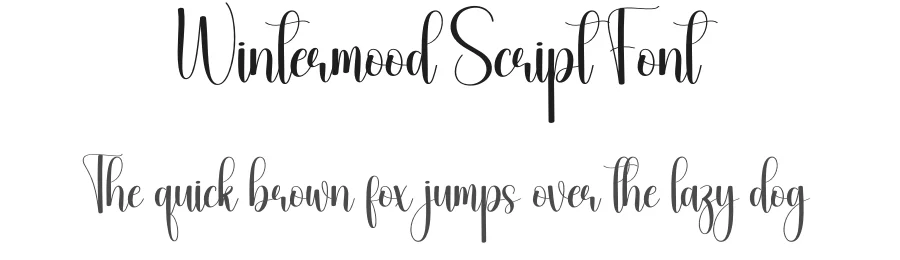 Wintermood Script Font by creativeletter — Script Handwritten Font