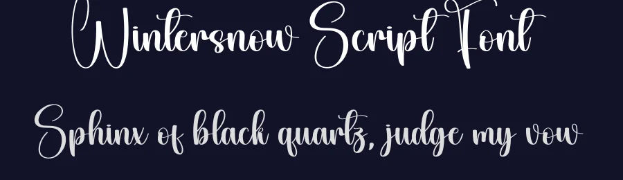 Wintersnow Script Font by andikastudio — Script Handwritten Font — thumbnail 2