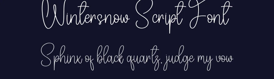 Wintersnow Script Font by andikastudio — Script Handwritten Font — thumbnail 2