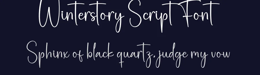 Winterstory Script Font by creativeletter — Script Handwritten Font — thumbnail 2