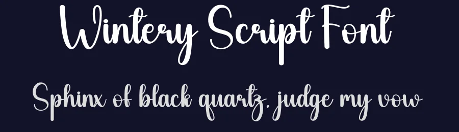 Wintery Script Font by andikastudio — Script Handwritten Font — thumbnail 2