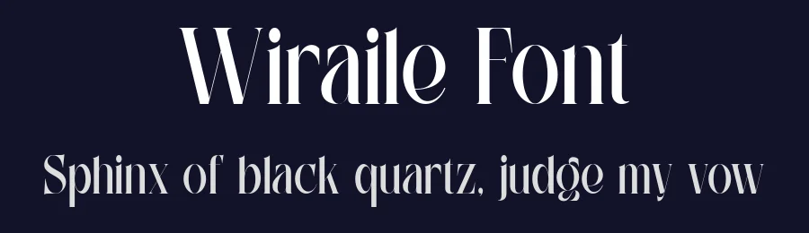 Wiraile Font by alit design — Serif Font — thumbnail 2