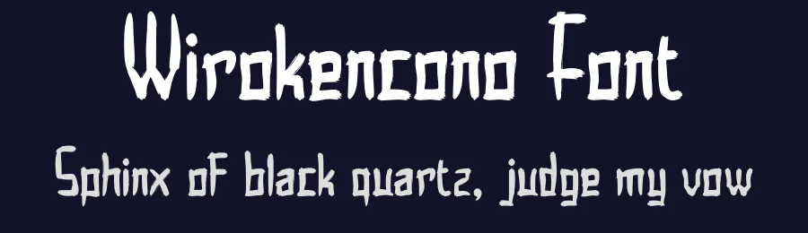 Wirokencono Font by Aksapix_Type — Script Handwritten Font — thumbnail 2