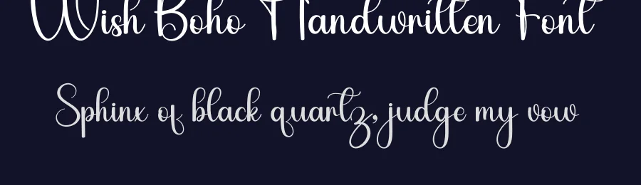 Wish Boho Handwritten Font by inermediaSTUDIO — Script Handwritten Font — thumbnail 2