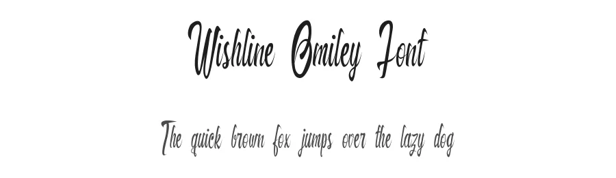 Wishline Omiley Font by kateengciu — Script Handwritten Font