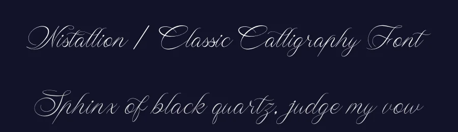 Wistallion | Classic Calligraphy Font by Gracetypestudio — Script Handwritten Font — thumbnail 2