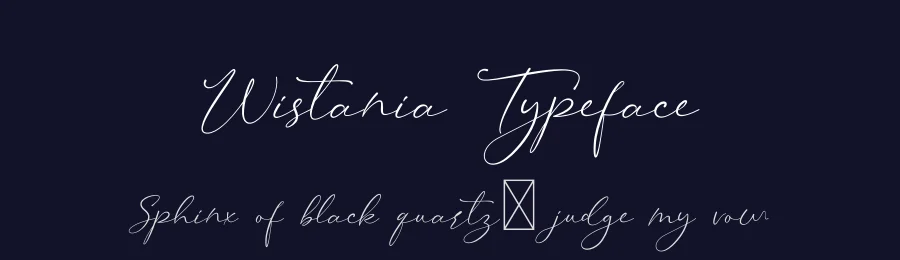 Wistania Typeface by Koplexsstudio — Decorative Font — thumbnail 2