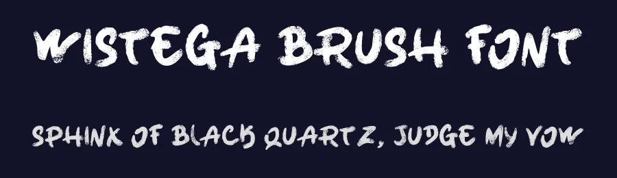 Wistega Brush Font by Dhabee — Script Handwritten Font — thumbnail 2