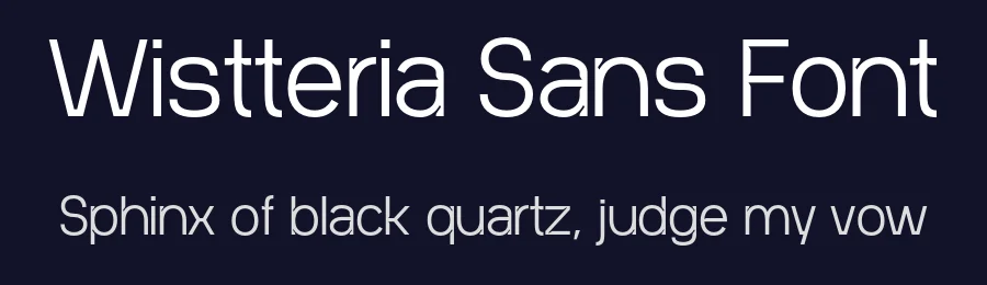 Wistteria Sans Font by Mabütype — Sans Serif Font — thumbnail 2