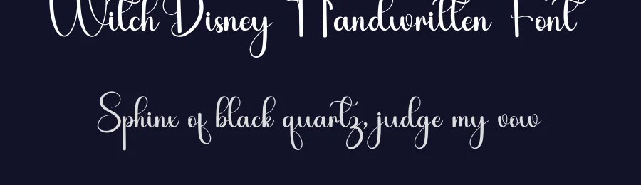 Witch Disney Handwritten Font by inermediaSTUDIO — Script Handwritten Font — thumbnail 2