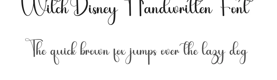 Witch Disney Handwritten Font by inermediaSTUDIO — Script Handwritten Font