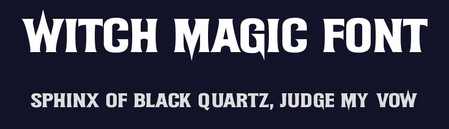 Witch Magic Font by Joe Dawson — Display Font — thumbnail 2
