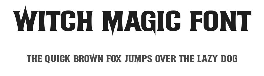 Witch Magic Font by Joe Dawson โ Display Font