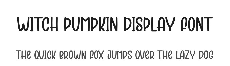Witch Pumpkin Display Font by creativeletter — Display Font