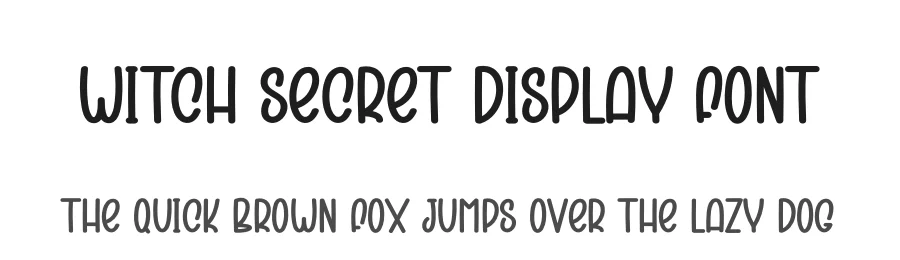 Witch Secret Display Font by creativeletter — Display Font
