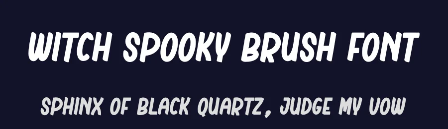 Witch Spooky Brush Font by creativeletter — Script Handwritten Font — thumbnail 2
