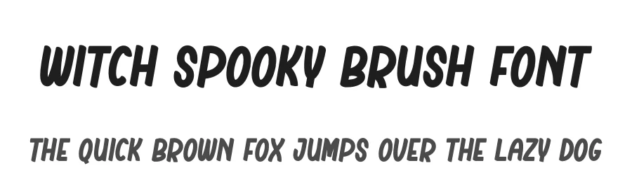Witch Spooky Brush Font by creativeletter — Script Handwritten Font