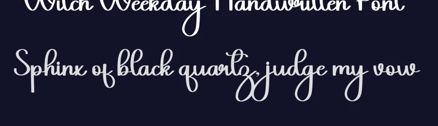 Witch Weekday Handwritten Font by inermediaSTUDIO — Script Handwritten Font — thumbnail 2