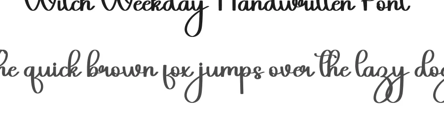 Witch Weekday Handwritten Font by inermediaSTUDIO — Script Handwritten Font