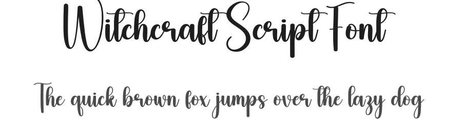 Witchcraft Script Font by creativeletter — Script Handwritten Font