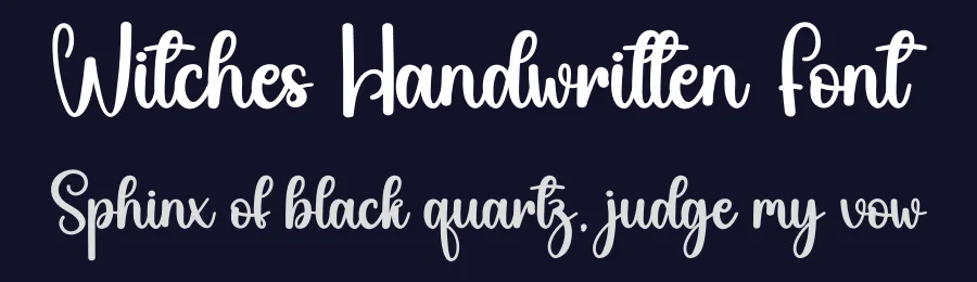 Witches Handwritten Font by creativeletter — Script Handwritten Font — thumbnail 2