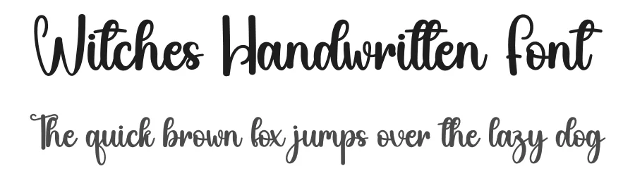 Witches Handwritten Font by creativeletter — Script Handwritten Font