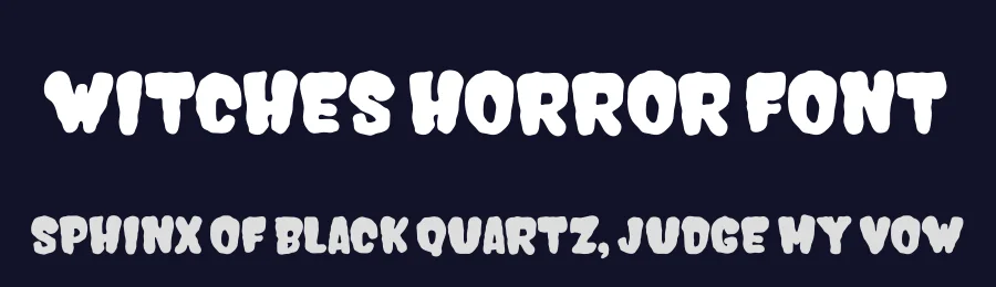 Witches Horror Font by jimtypestudio — Display Font — thumbnail 2